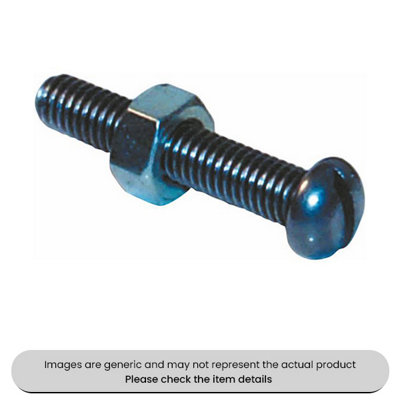 Mehr Zinc Plated Steel Machine Screws Pzd Countersunk Head Metric M6X50 Pack Qty 200 from B&Q