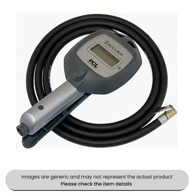 B&Q -  Light Weight Digital Hand Held Tyre Inflator 12 Bar Pack Qty 1