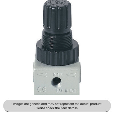 Mehr Pcl Regulator 1/4" Female With Wall Brackets & Pressure Gauges Pack Qty 1 from B&Q