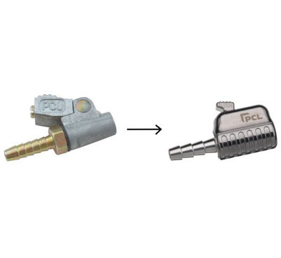 B&Q -  Straight Single Clip On Connector Open End End Pack Qty 1