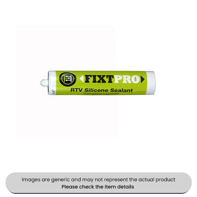 Mehr Clear Fixt Rtv Engineering Grade Silicone Sealant 300Ml Cartridges Pack Qty 3 from B&Q