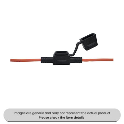 Mehr Splashproof Blade Fuse Holders 30Amp For Mini Blade Fuse Pack Qty 10 from B&Q