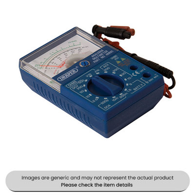 Mehr Analogue Multi-Tester With 9V Battery Pack Qty 1