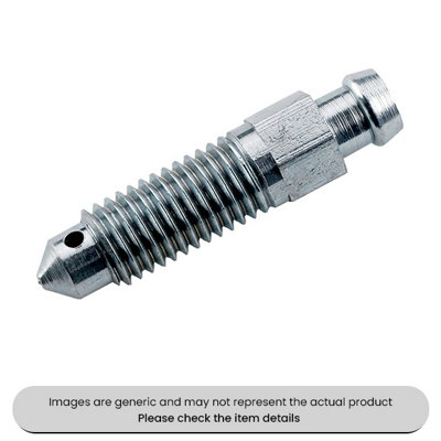 Mehr Brake Bleed Screws Nuts & Connectors 3/8" Unf31mm Pack Qty 25 from B&Q