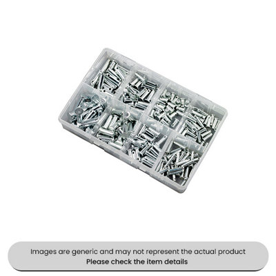 Mehr Zinc Plated Clevis Pins Metric & Imperial Assorted Box 175Pcs from B&Q