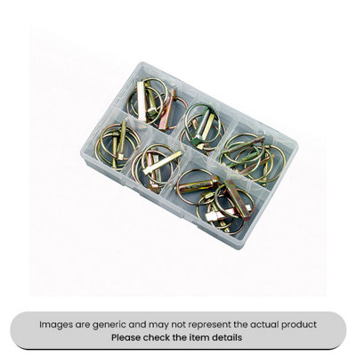 Mehr Linch Pins 6-11mm Assorted Pack 20Pcs from B&Q