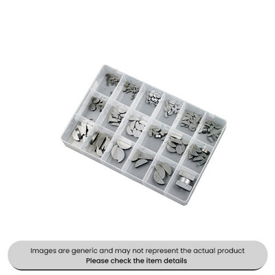 Mehr Steel Woodruff Keys Assorted Box 220Pcs from B&Q