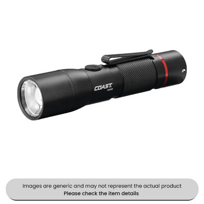 B&Q -  Pure Beam Focusing Rechargeable Led Torch With Usb Charging Cable Pack Qty 1