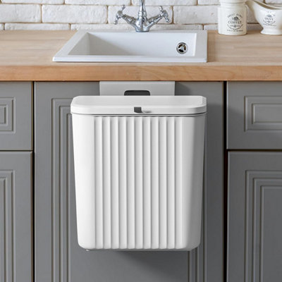 Kitchen Hanging Trash Can Waste Bin 9L from B&Q