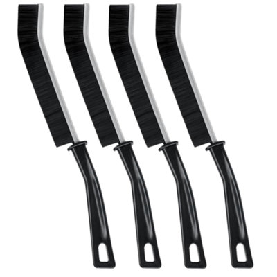 4 Pcs Crevice Cleaning BrushNew Groove Gap Cleaning Brush For Narrow Corners Black from B&Q