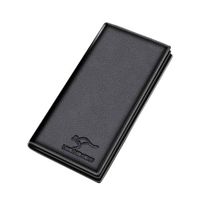 B&Q (Black) Luxury Quality Long Wallet Mens Women Pu Leather Bifold Id Credit Card Holder