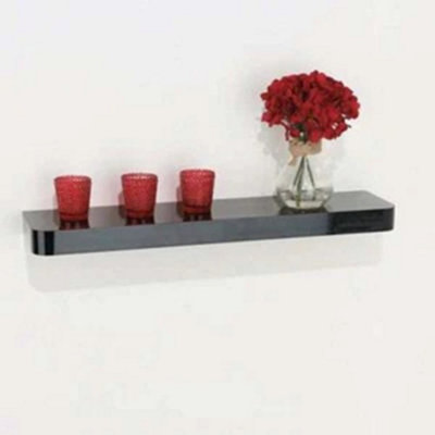 Floating Wooden Shelf  Wall Storage And Display from B&Q