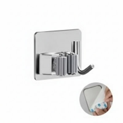 Adhesive Wall Hooks Mop And Broom Holder Organizer