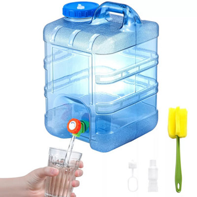 20L Camping Water Container With Tap Portable Hiking Carry Tank from B&Q