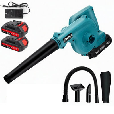  - 2 In 1 Cordless Air Leaf Blower Vacuum With 2 Batteries And Charger