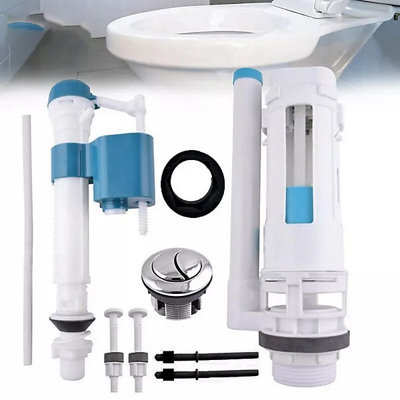 Universal Toilet Cistern Repair Kit  Dual Push Flush Button System (Uk) from B&Q