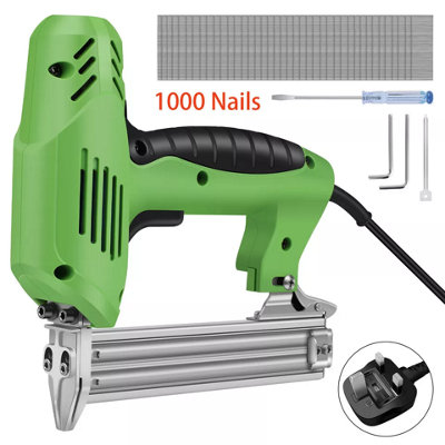  - 2000W Electric Straight Nail Gun Heavy Duty Framing Nailer With 100 Nails For Woodworking