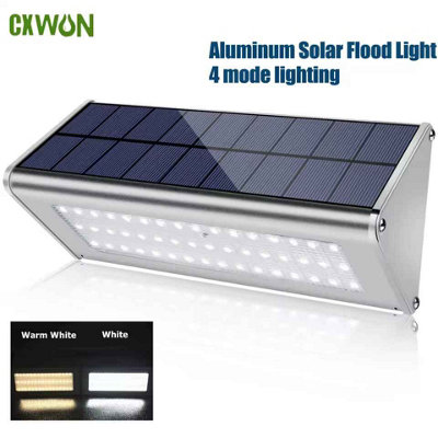  - 1100Lm Solar Led Outdoor Motion Sensor Light 48 LedsWaterproof Aluminum Security Lamp For WallYardPatioFence & Porch