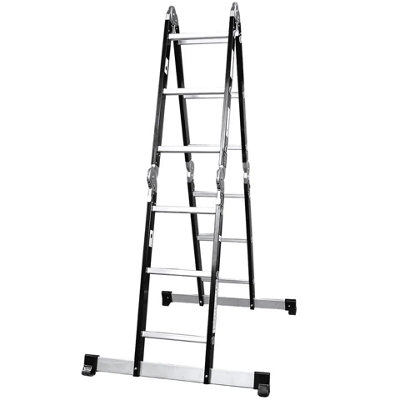  - 3.45M 12-In-1 Excel Aluminium Multi-Purpose Combination Step Ladder Foldable And Versatile