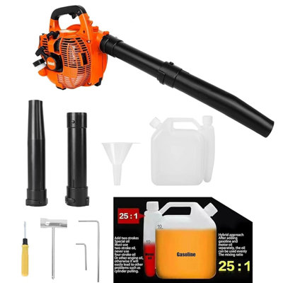 26Cc Handheld Petrol Leaf Blower Powerful 2 Stroke Air Cooled Engine For Garden And Yard from B&Q