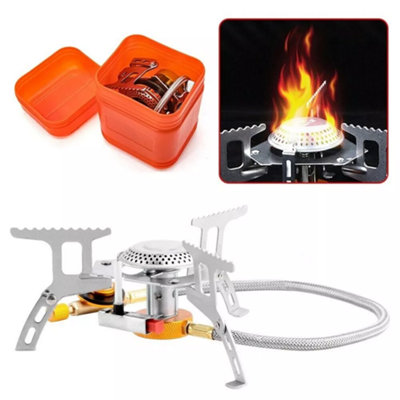 Portable Gas Camping Stove  Compact Outdoor Burner For Cooking & Fishing from B&Q