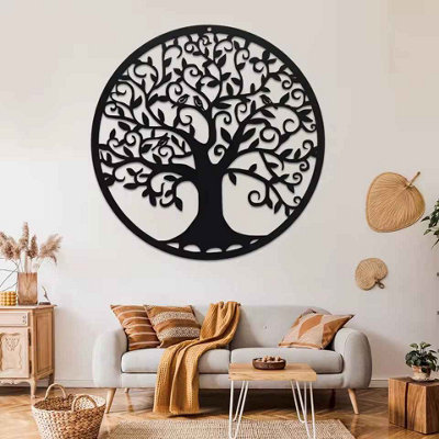  - Tree Of Life Metal Wall Art 11 Inch Family Tree Wall Decor And Hanging Plaque