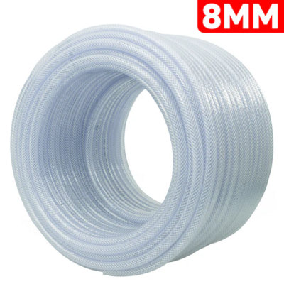 B&Q -  Clear Braided Pvc Pipe 8mmx1.6mm2 Meters - Image 2