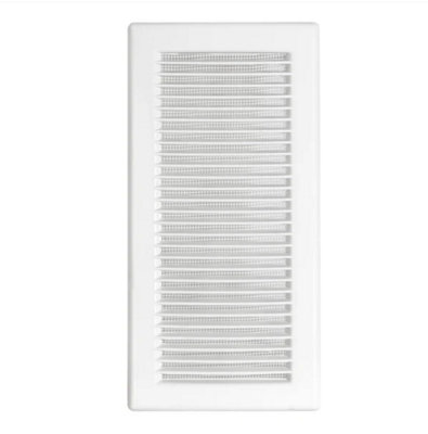 AP Supplies White Dl/90X240Rw Lux With Mesh Louvre Vent from B&Q