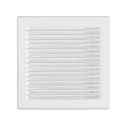 AP Supplies White Dl/135 Rw Lux With Mesh Louvre VentEfficient Air CirculationPrevent DustDebris And Insects To Enter Your Space from B&Q