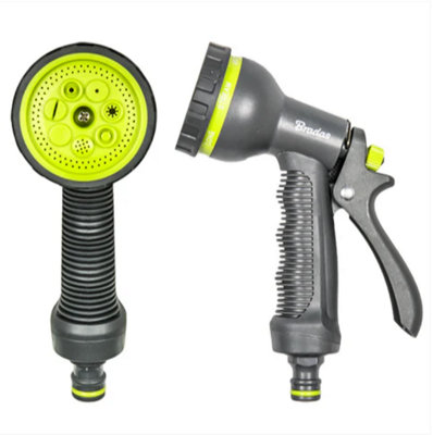 B&Q -  Hose Gun Water Sprayer 7 Pattern Multi-Function