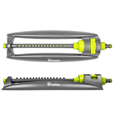 AP Supplies Lime Oscillating Bar Sprinkler Le-6301Designed To Cater To Your Lawn's Specific Watering Needs. from B&Q