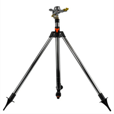 B&Q -  Pulsating Lawn Sprinkler On 90Cm Tripod450M2 CoverageAdjustable Height And Spray