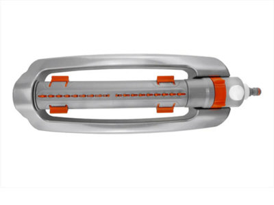 AP Supplies Metal Variable-Width Oscillating Sprinkler White LineDesigned To Cater To Your Lawn's Specific Watering Needs. from B&Q