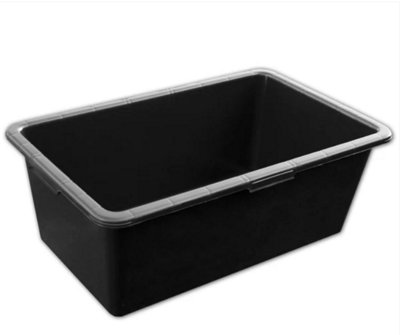AP Supplies 10Pcs X 90L Rectangular Mixing Tub Pvc Mixing Tub Multi-Purpose Container For CementMortarPlasterStorageGardening from B&Q