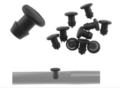 AP Supplies 20Pcs. Goof (Repair) Plugs 4mm BarbMicro Irrigation Fitting Connector Adaptor For Micro Tubing In Irrigation System. from B&Q