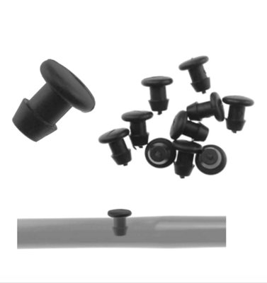 AP Supplies 30Pcs. Goof (Repair) Plugs 4mm BarbMicro Irrigation Fitting Connector Adaptor For Micro Tubing In Irrigation System. from B&Q