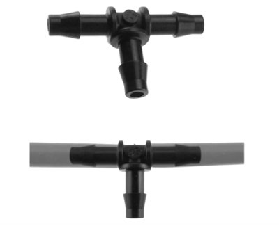 AP Supplies 30Pcs. Micro Tee Connector 4.5mm BarbMicro Irrigation Fitting Connector Adaptor For Micro Tubing In Irrigation System. from B&Q