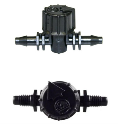 AP Supplies 30Pcs. Vari-Flow Valve 4mm BarbMicro Irrigation Fitting Connector Adaptor For Micro Tubing In Irrigation System. from B&Q