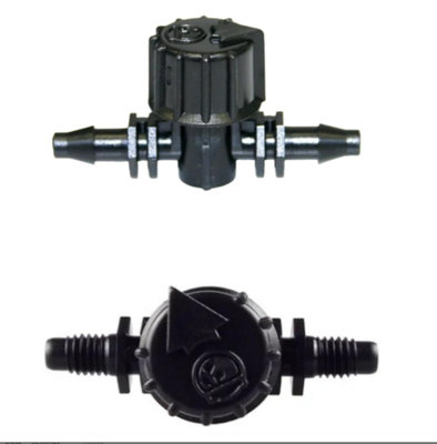 AP Supplies 20Pcs. Vari-Flow Valve 4.5mm BarbMicro Irrigation Fitting Connector Adaptor For Micro Tubing In Irrigation System. from B&Q