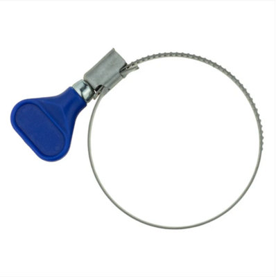 AP Supplies 50Pcs A2 Grip Hose Clip 40mm-60mmAdjustable 304 Stainless Steel Duct Clamps Hose Pipe Clamps from B&Q