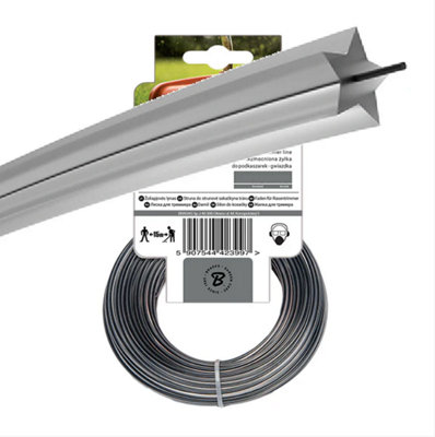 AP Supplies Strimmer Line Ripper Dual Star 3.0mm X 50M from B&Q