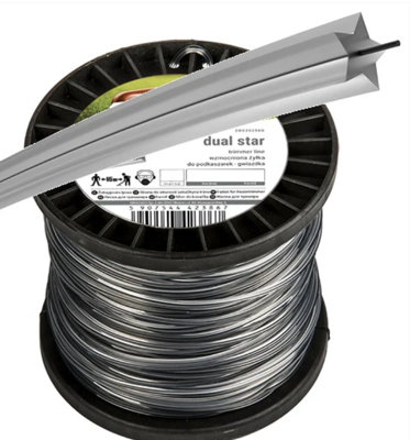 AP Supplies Strimmer Line Ripper Dual Star 2.4mm X 2.5Kg (641M) Spool from B&Q