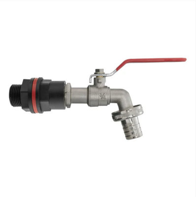 AP Supplies 3/4 Water Butts Kit With Lever Tap 3/4 Barb from B&Q