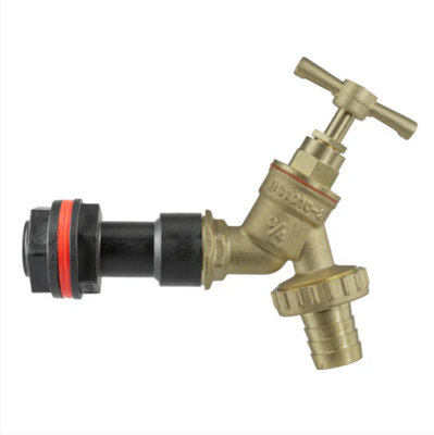 AP Supplies 3/4 Water Butt Extension Kit With Brass Barbed Tap from B&Q