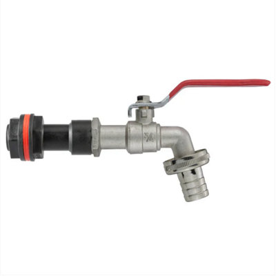 AP Supplies 3/4 Water Butt Extension Kit With Barbed Lever Tap from B&Q