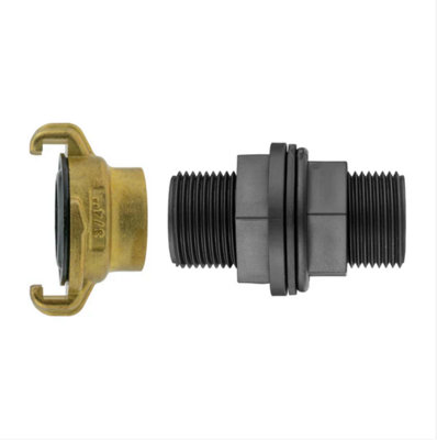 AP Supplies 3/4 Water Butt Bspm With Geka Type Claw Fitting from B&Q