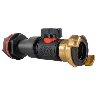 AP Supplies 3/4 Water Butt Extension Kit With In-Line Valve + Geka from B&Q