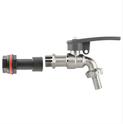 AP Supplies 1/2" Water Butt Extension Kit With Lever Tap Hose Barb And Side Lock from B&Q