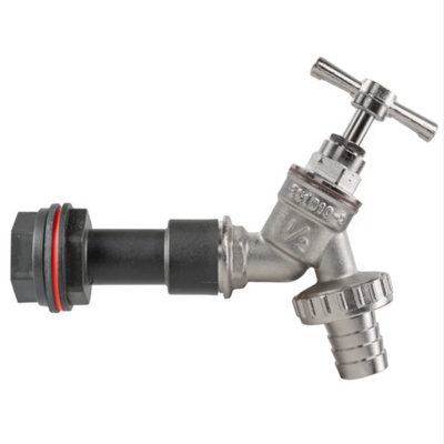 AP Supplies 1/2" Water Butt Extension Kit With Nickel Plated Barbed Tap from B&Q