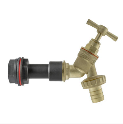 AP Supplies 1/2" Water Butt Extension Kit With Brass Barbed Tap from B&Q
